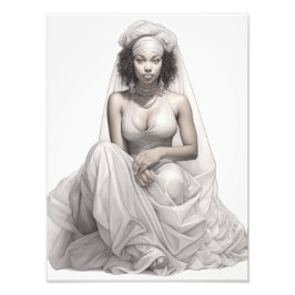 Foto Chica exótico en un Sofa