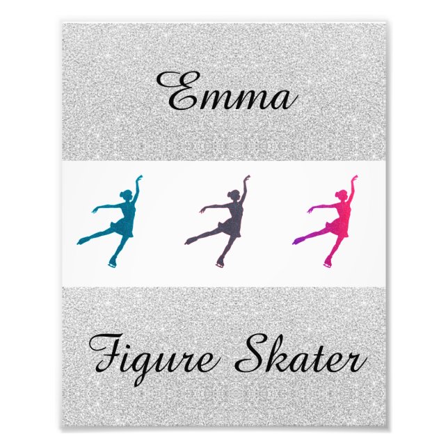 Foto Chica Figura Skater Personalizado (Frente)