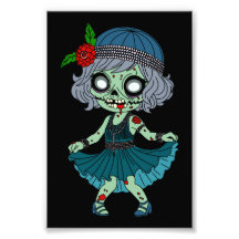 Chica Flapper Zombie de los años 20
