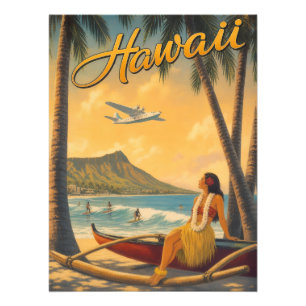 Foto Chica Hula Hawaiana Vintage Escape Paradisíaco Alo