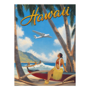 Foto Chica Hula Hawaiana Vintage Escape Paradisíaco Alo