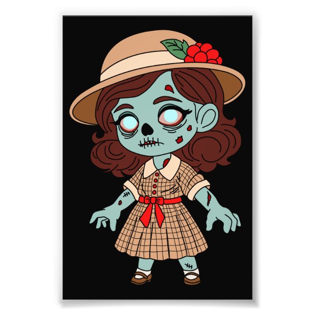 Foto Chica Zombie de los 40 (Frente)