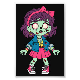 Foto Chica zombie de los 80