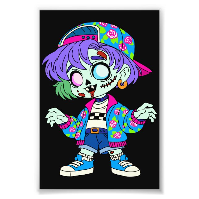 Foto Chica Zombie de los 90 (Frente)