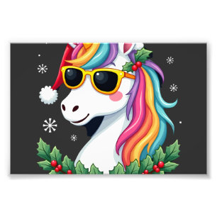Foto Chicas Chicos Unicornio de Navidad Santa Cute Niño