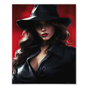 Foto Chicas de Gangster Gorra Negro