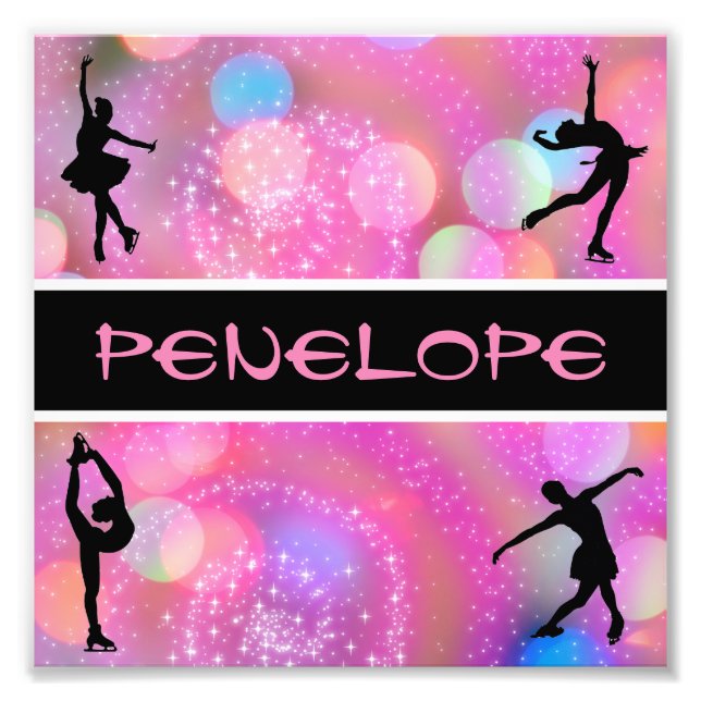 Foto Chicas de patinaje artístico personalizado (Frente)