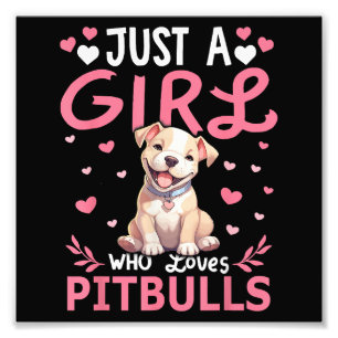 Foto Chicas De Perro Pitbull, Sólo Una Chica Que Ama Pi