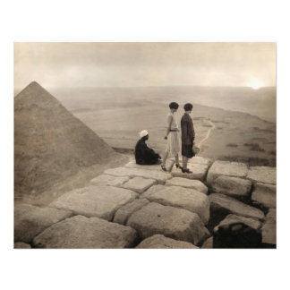 Foto Chicas Flapper Amanecer Pirámide de Keops, Egipto