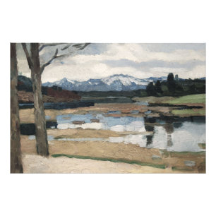 Foto Chiemsee Leo Putz Landscape Mountain Art