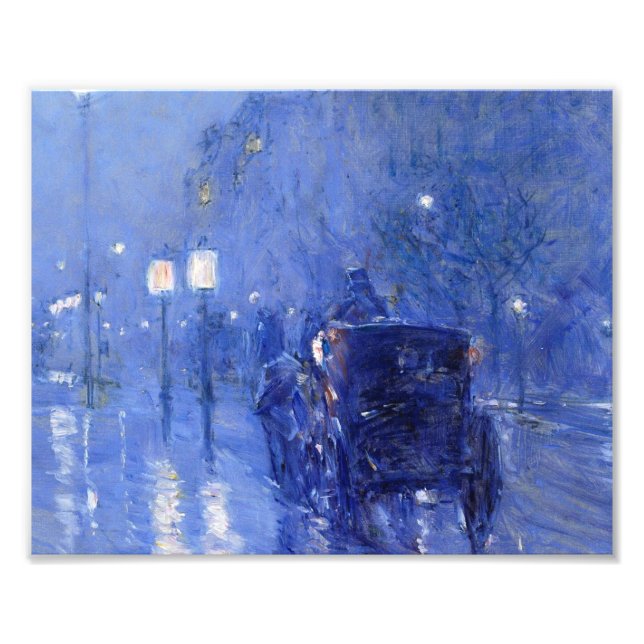Foto Childe Hassam - Rainy Midnight (Frente)