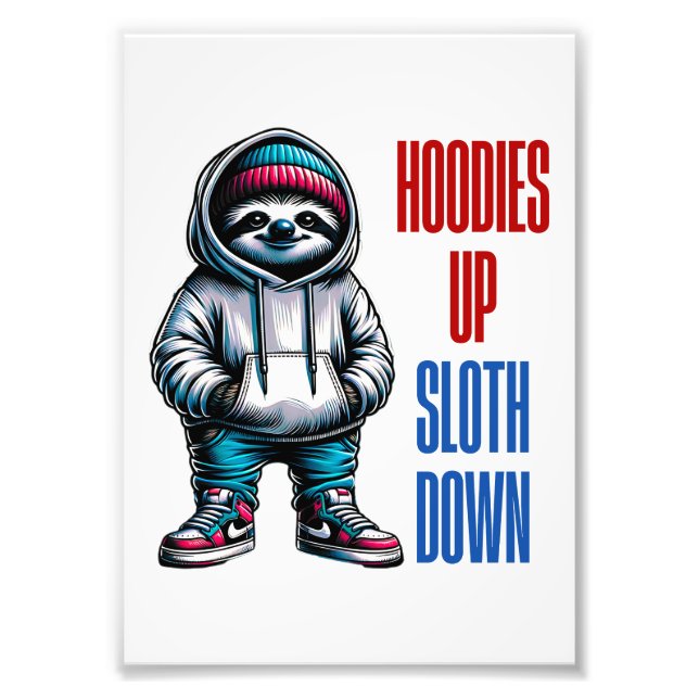 Foto Chill Vibes Hoodie Sloth Streetwear (Frente)