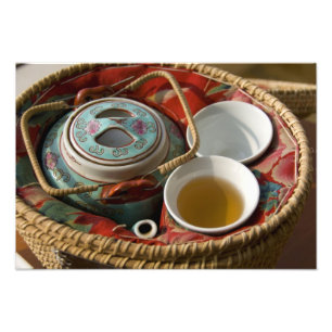 Foto China, Hong Kong. Tetera tradicional china y