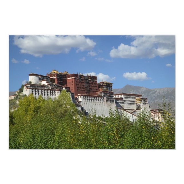 Foto China, Tíbet, Lhasa, Palacio de Potala 3 (Frente)