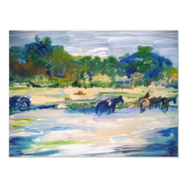 Foto Chincoteague Ponies Pintando #1 (Frente)