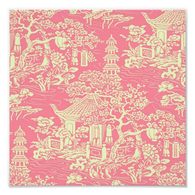 Foto Chinoiserie rosa (Frente)