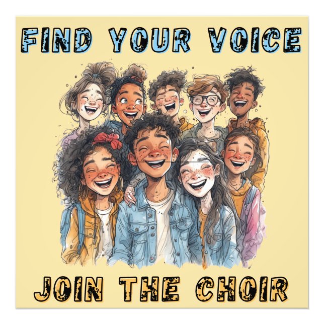 Foto Choir Poster (Frente)