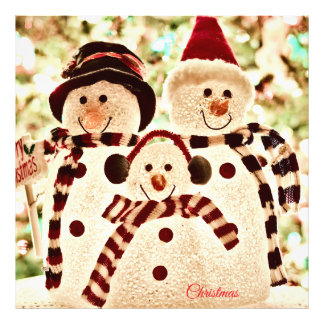 Foto Christmas Vibes Snowman Celebration