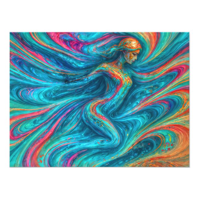 Foto “Chromisca” - Retrato de encantadora fluida (Frente)