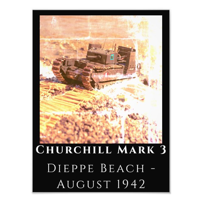 Foto Churchill Mark 3 Modelo Tank Poster (Frente)
