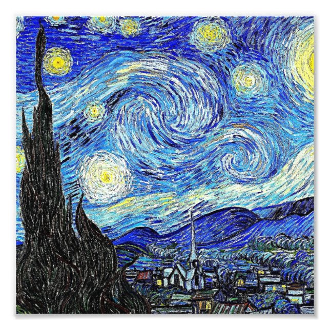 Foto Cielo Antiguo Noche Estrellada (Frente)