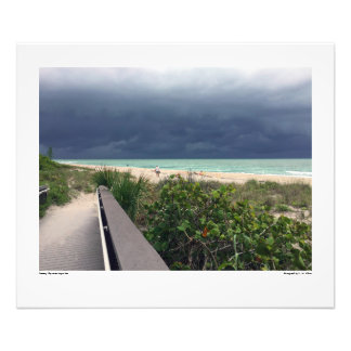 Foto Cielo de tormenta sobre el mar de Aqua
