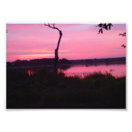 Foto Cielo rosa romántico