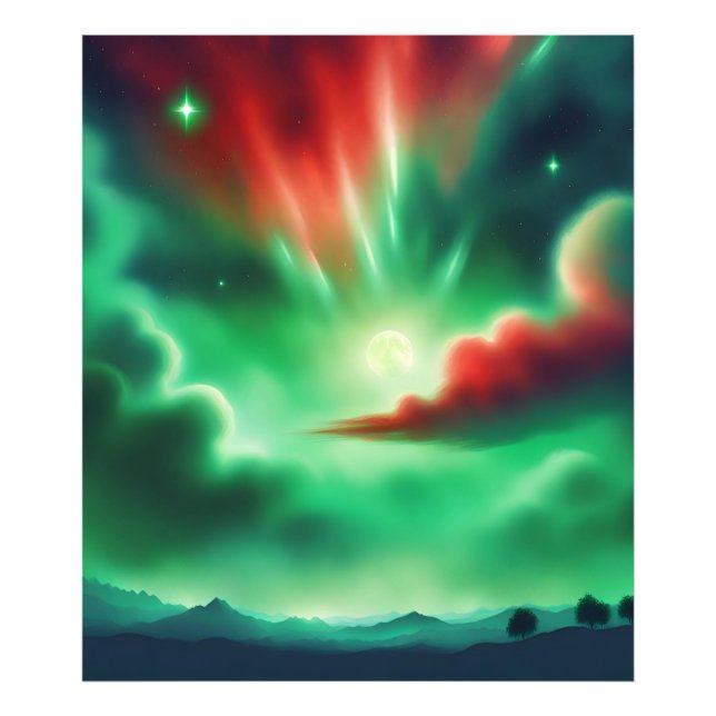 Foto cielo verde (Frente)
