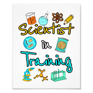 Foto Científico en la formación de ciencia sobre cienci