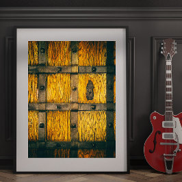 Foto Cierre de la puerta del castillo medieval.