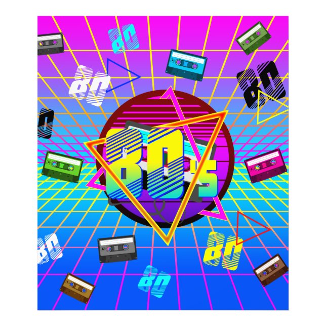 FOTO CINTA DE CASSETTE RETRO DE LOS 80'S OLD SCHOOL (Frente)