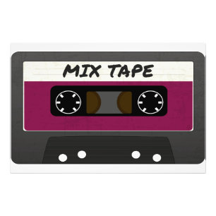 Foto Cinta Purple Mix - Regalo inspirado en retro de lo
