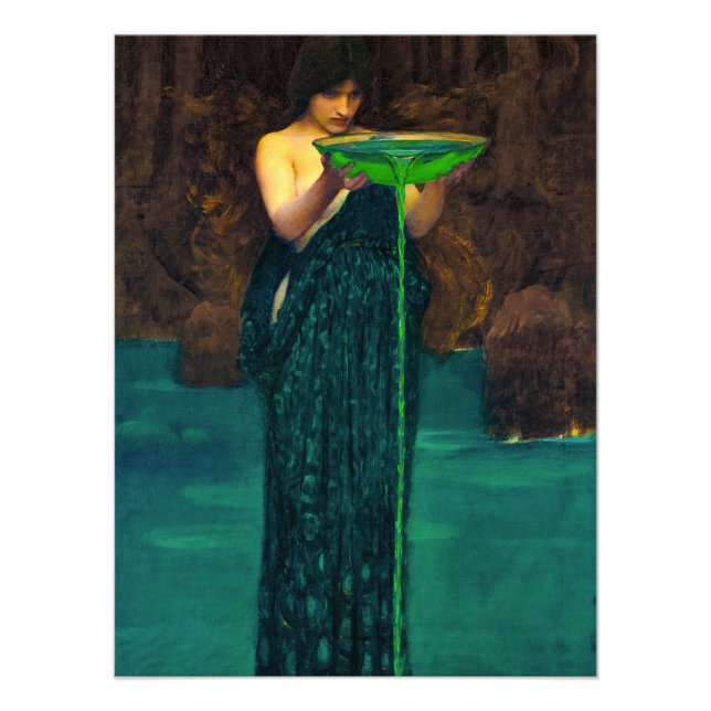 Foto Circe Invidiosa por John William Waterhouse (Frente)