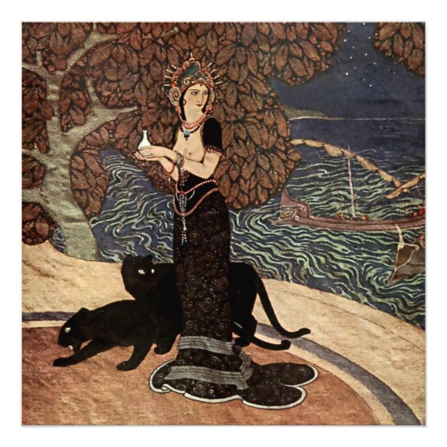 Foto “Circe la Encantadora” de Edmund Dulac (Frente)