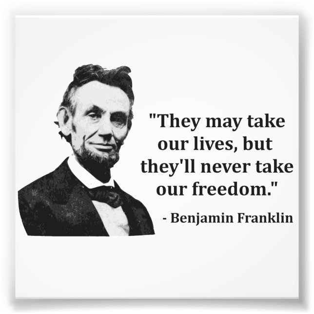 Foto Cita de Abraham Lincoln Troll (Frente)