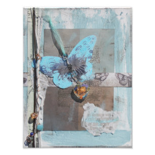 Foto Cita de arte de mariposa