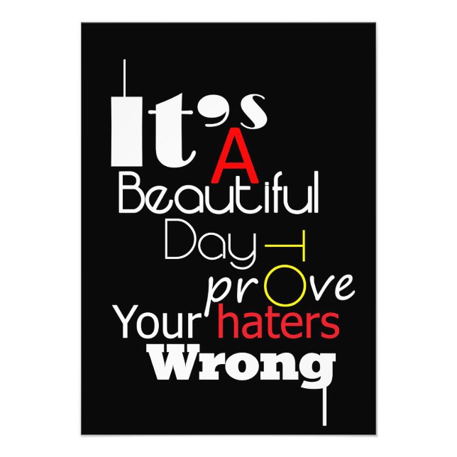 Foto Cita De Felicidad Es Un Día Hermoso (Frente)