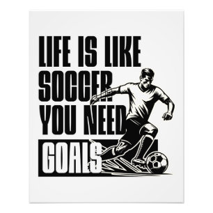 Foto Cita de motivación de goles de fútbol