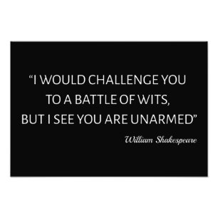 Foto Cita de Shakespeare - Batalla de Ingenio