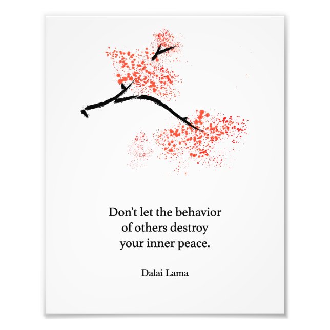 Foto Cita del Dalai Lama, Dalai Lama, poster del Dalai  (Frente)