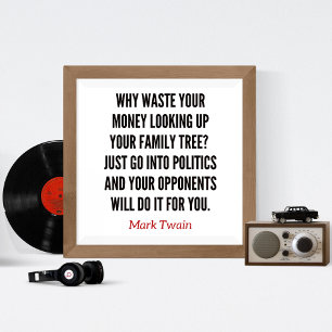 Foto Cita divertida de la genealogía de Mark Twain