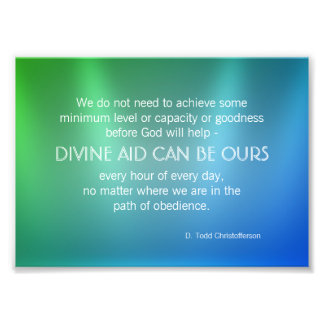 Foto Cita Inspiradora de Divine Aid