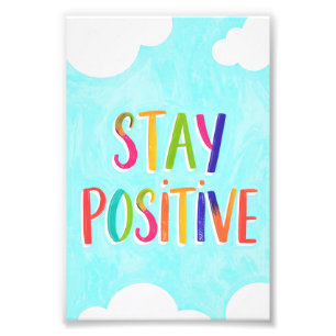 Foto Cita motivacional positiva pintada