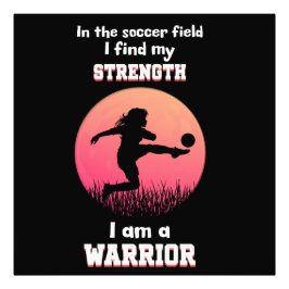 Foto Cita motivadora sobre el fútbol de chica