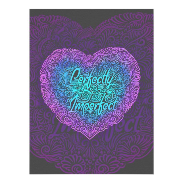 Foto Cita positiva perfectamente imperfecta (Frente)