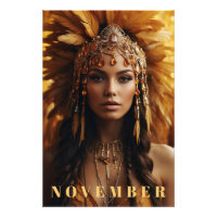 *~* Citrine AP53 NOVEMBER Headdress Birthstone