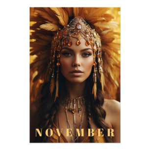 Foto *~* Citrine AP53 NOVEMBER Headdress Birthstone