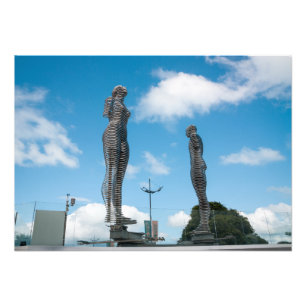 Foto Ciudad de Batumi, Georgia. Estatua de Ali y Nino