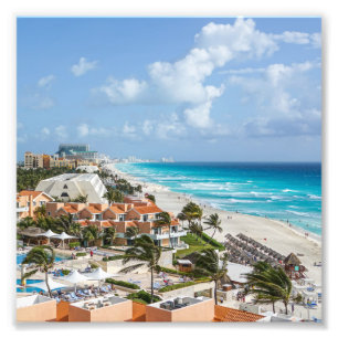 Foto ciudad de Cancun en la playa