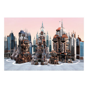 Foto Ciudad Futurista Ciencia Ficción